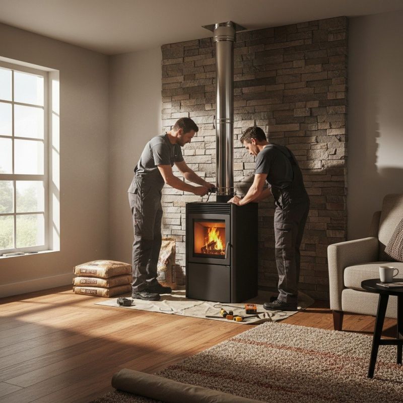 Pellet Stove Installation